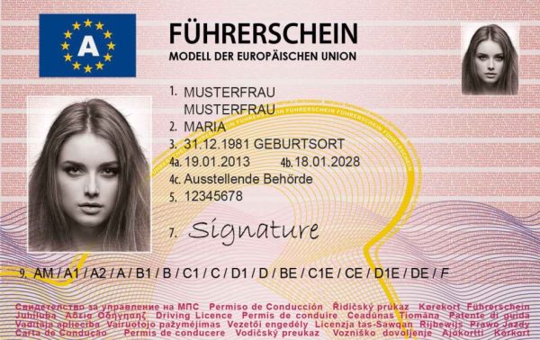 Austrian Driving license