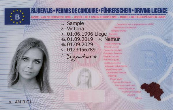 Belgian driving license