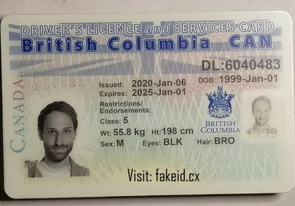 British Columbia Driver License