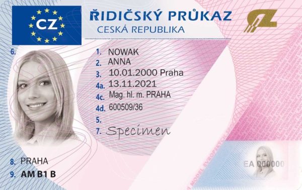 Czech Driving License