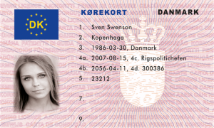 Danish driving license