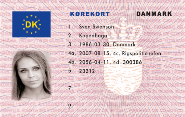 Danish driving license