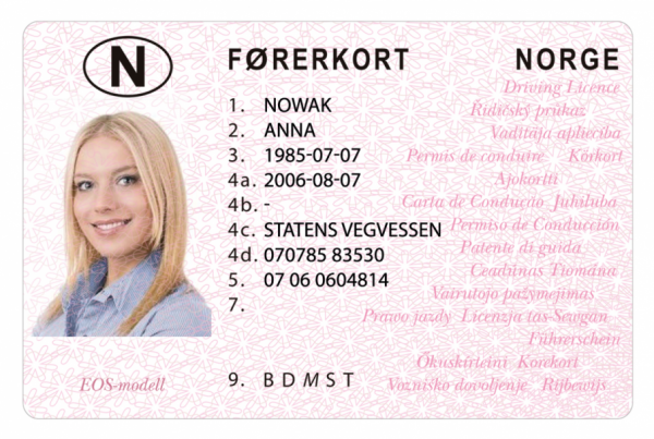 FORERKORT CARD