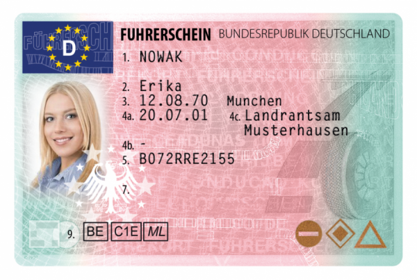 FUHRERSCHEIN CARD