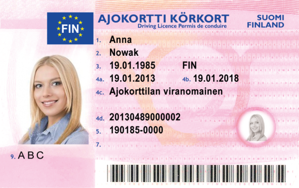 Finnish Driving License