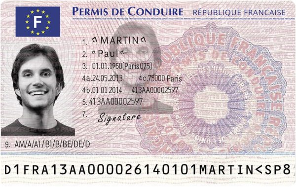 French driving license