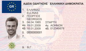 Greek Driving License