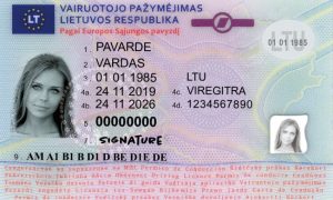 Lithuanian Driving license