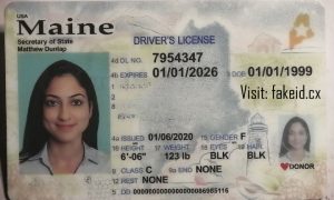 Maine Driver License