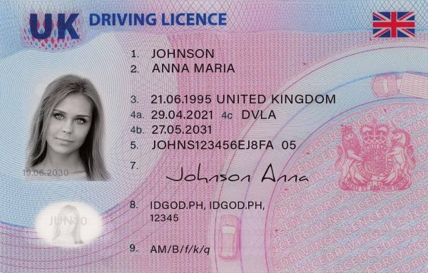 New UK Driving license