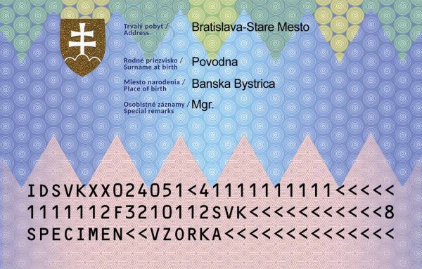 Slovak ID.