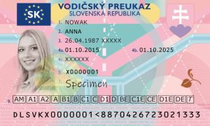 Slovak driving license