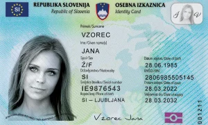 Slovenian ID card