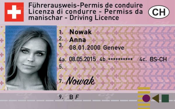 Swiss Driving license