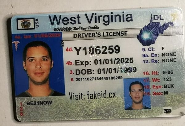 West Virginia Driver License